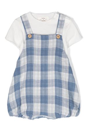 Gingham-check T-shirt and shorties TEDDY & MINOU KIDS | E24CP028C3136434